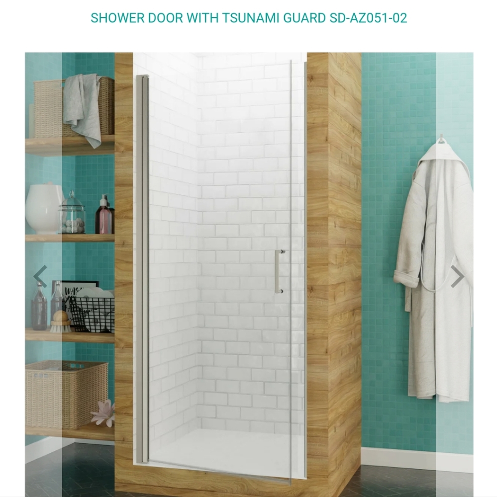 (BRAND NEW) SEMI-FRAMELESS DHOWER DOOR